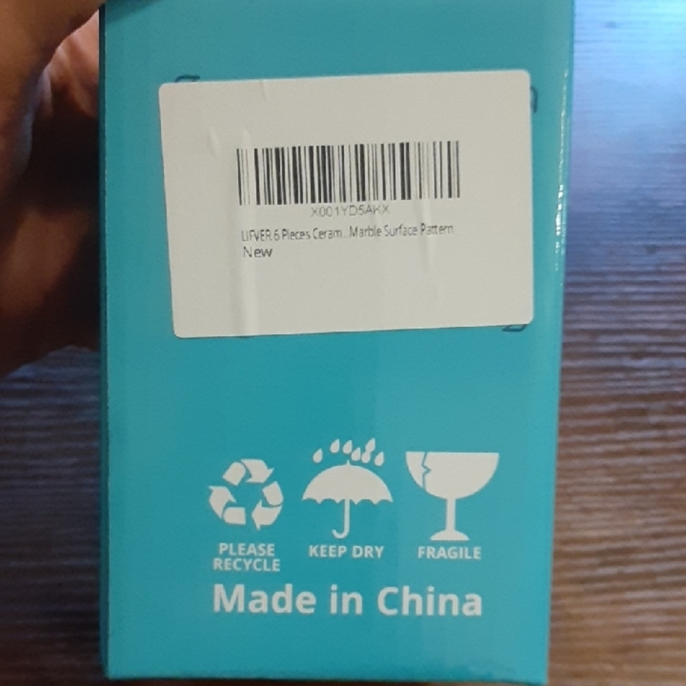 Marble Style Ceramic Coasters Set - Picture 2 of 7